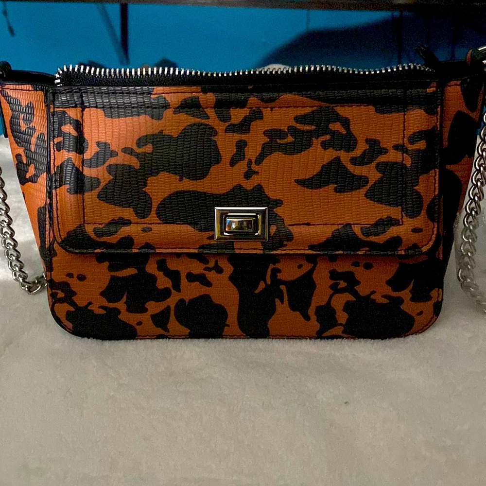 Campsite leopard style Crossbody bag